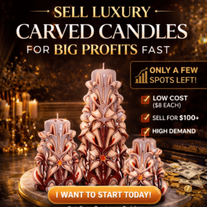 Carved Candle Business Idea Luxury Candles High Profit Handmade