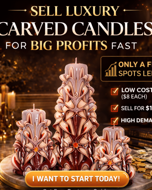 Carved Candle Business Idea Luxury Candles High Profit Handmade