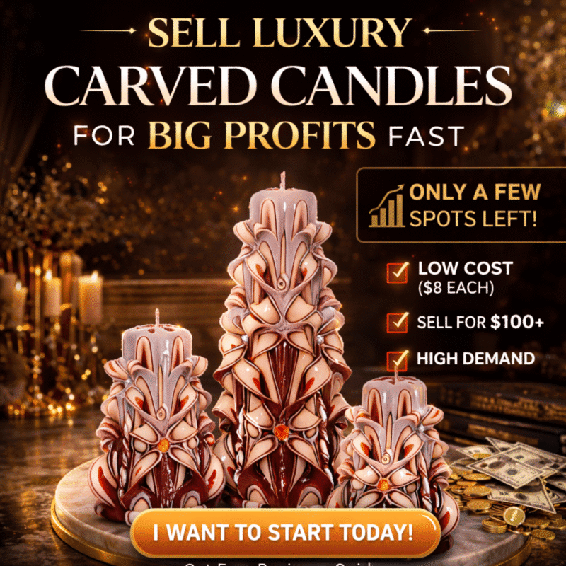 Carved Candle Business Idea Luxury Candles High Profit Handmade