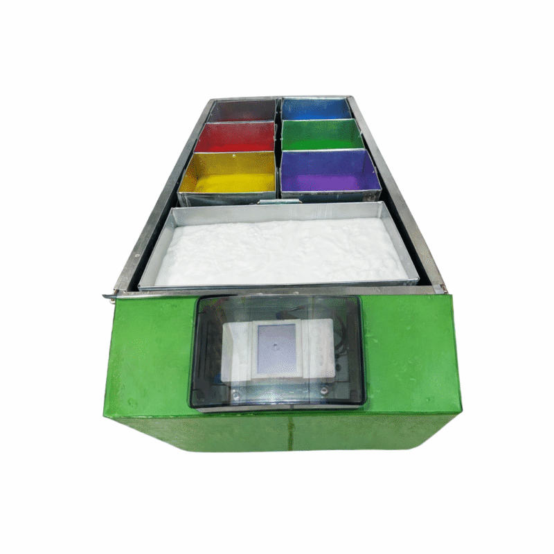 wax hands machine 7 buckets colored wax setup candle making equipment