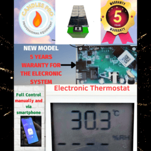 carved candle wax melter machine 10 buckets with electronic thermostat and candle business equipment