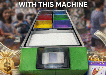 Wax Hands Machine 7 Buckets with Smartphone Control