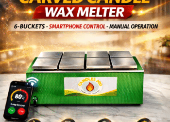 Carved Candles Wax Melter Machine 8 Buckets