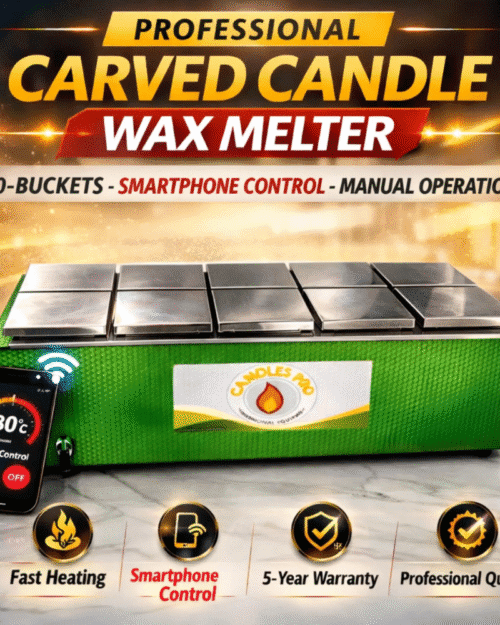 professional carved candle wax melter 8 bucket machine smartphone control candle business equipment high profit candles