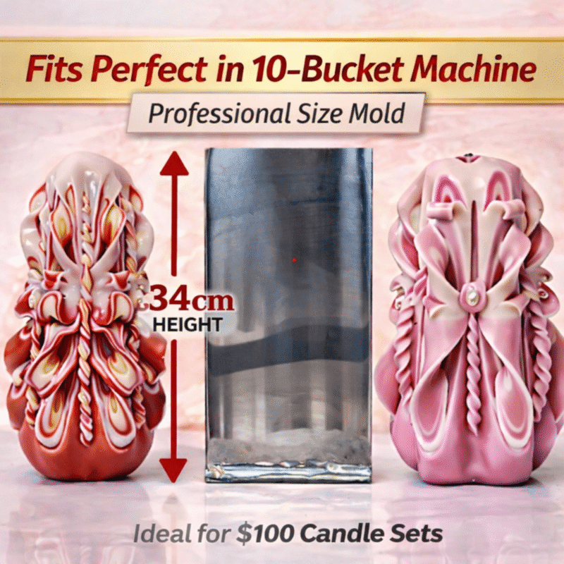 carved candle size 34cm height finished candles professional mold example candle making results large candles