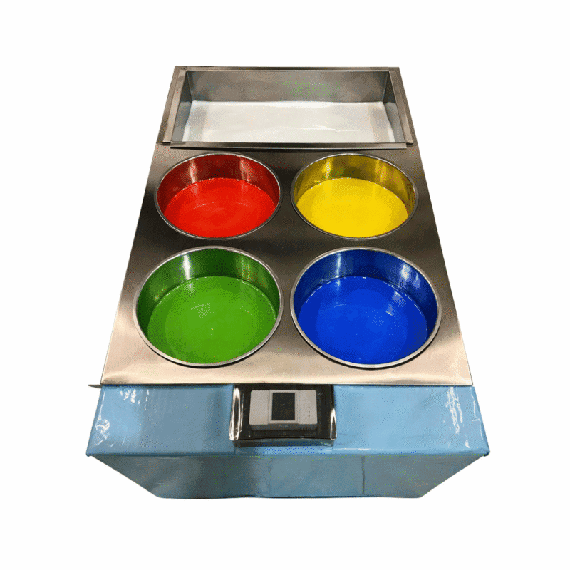 wax hands machine 5 buckets colorful wax stainless steel equipment for festival business