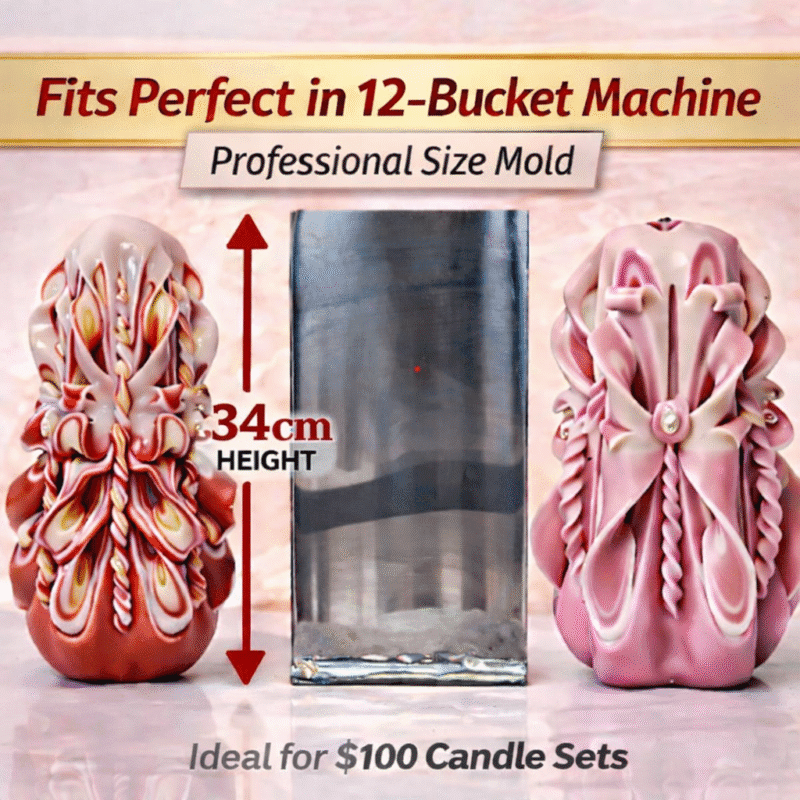 12 bucket candle wax melter machine bucket size 34 cm carved candle equipment professional candle making machine