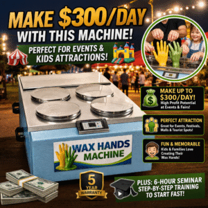 Wax Hands Machine 5 Buckets with Smartphone Control – Professional Event Equipment