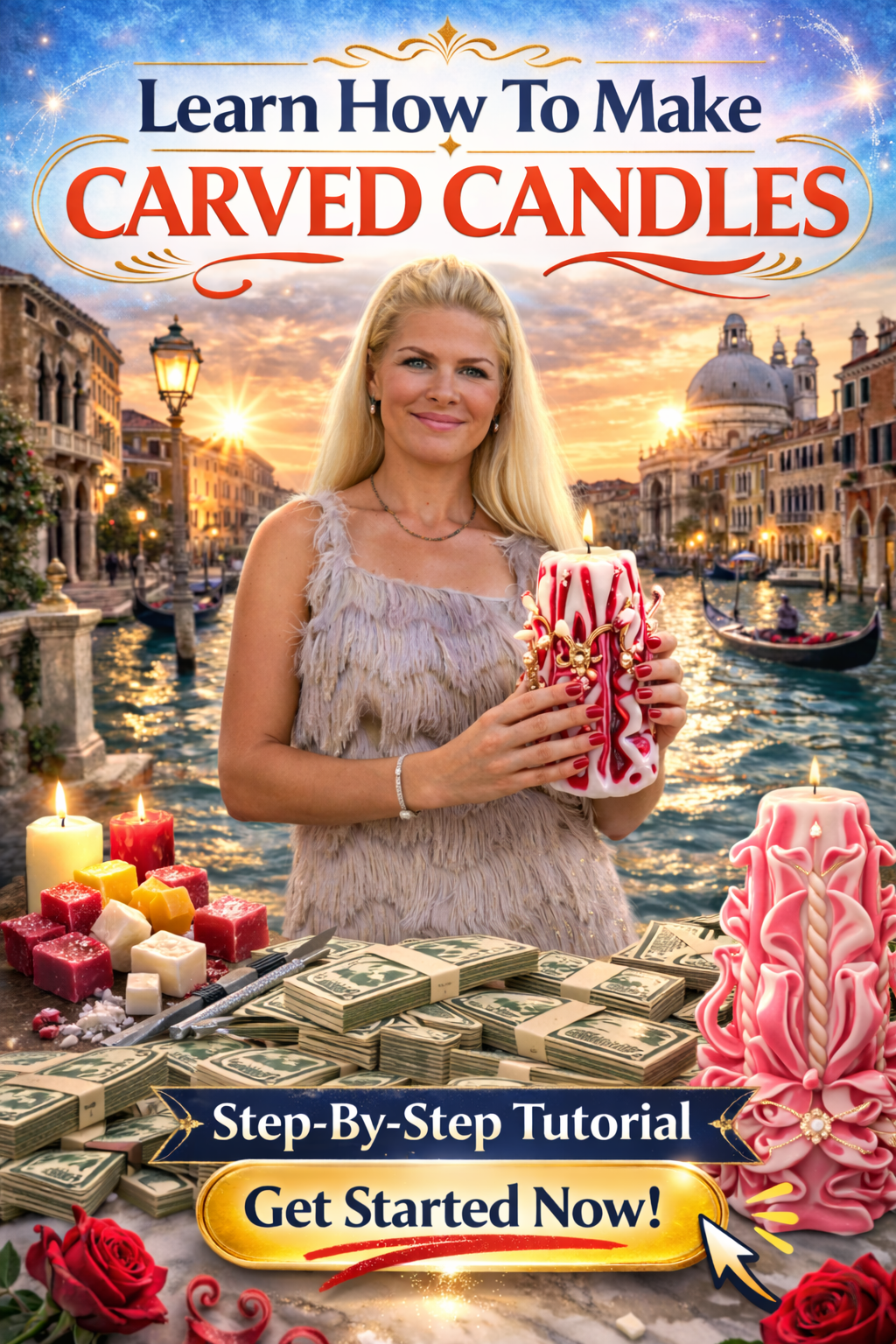 Learn how to make carved candles step by step tutorial candle making business guide