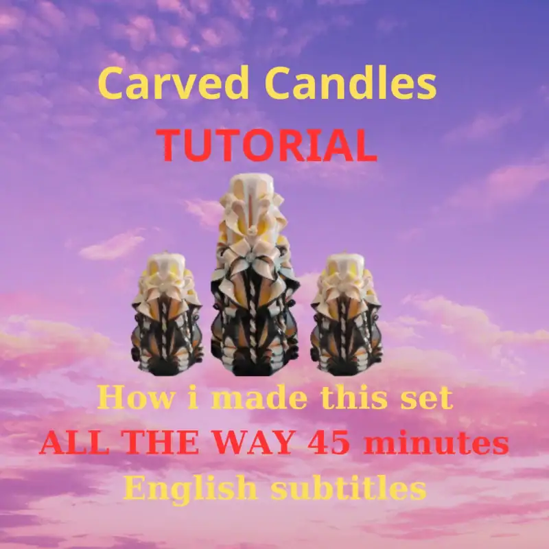carved candles tutorial how to make handmade candle set candle making business from home step by step